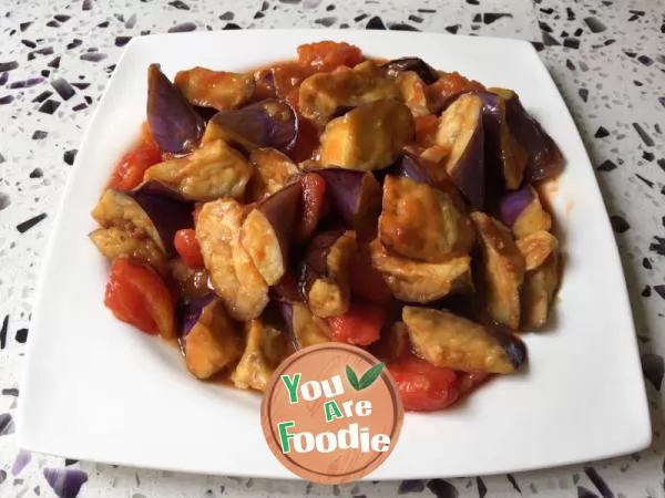 Braised eggplant