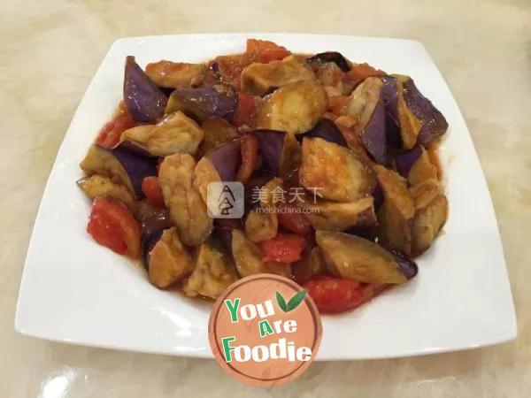 Braised eggplant