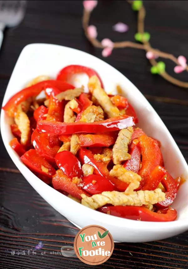 Fried-shredded-pork-with-pepper