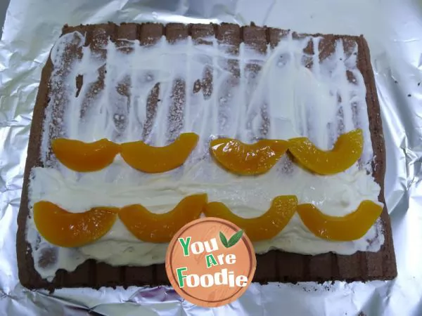 Cute bear cake roll