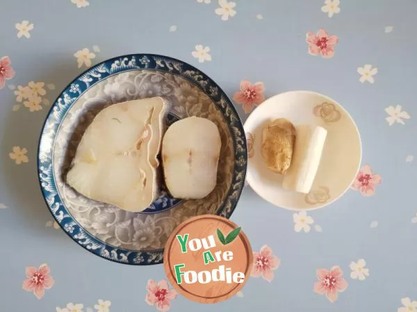Steamed cod