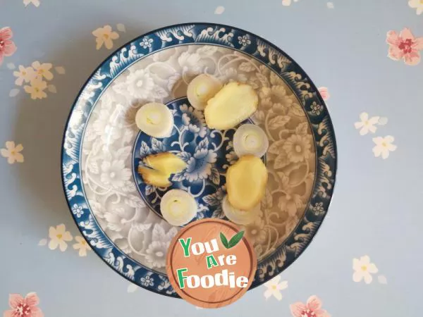 Steamed cod