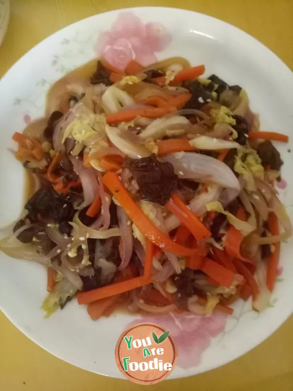 Stir fried miscellaneous vegetables