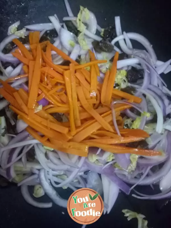 Stir fried miscellaneous vegetables