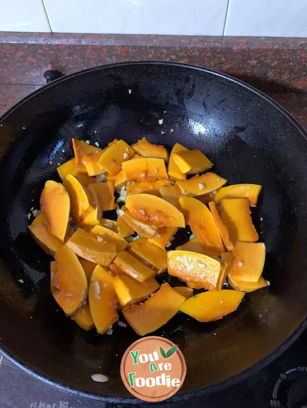 Stir fried Pumpkin