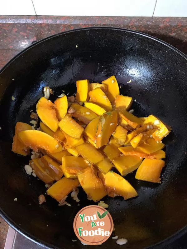 Stir fried Pumpkin