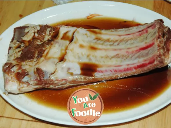 Roasted bridge bone