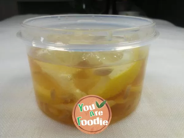 Honey lemon tea