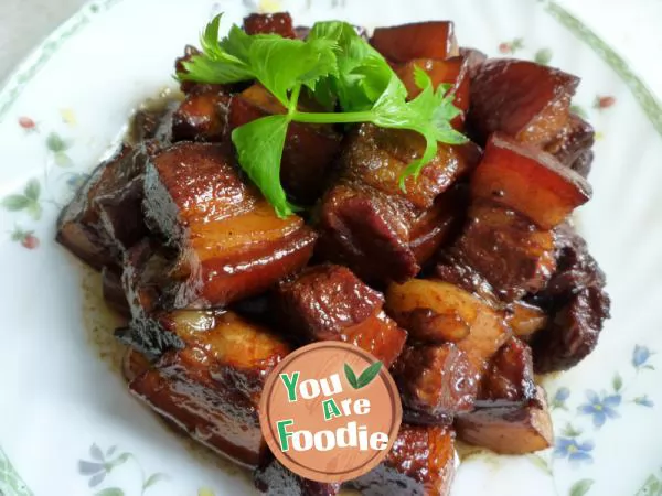 braised pork in brown sauce