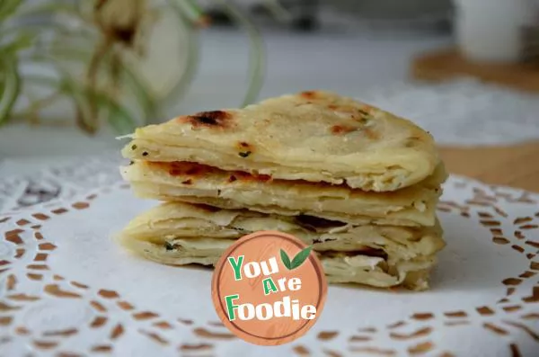 Scallion thousand layer pancake