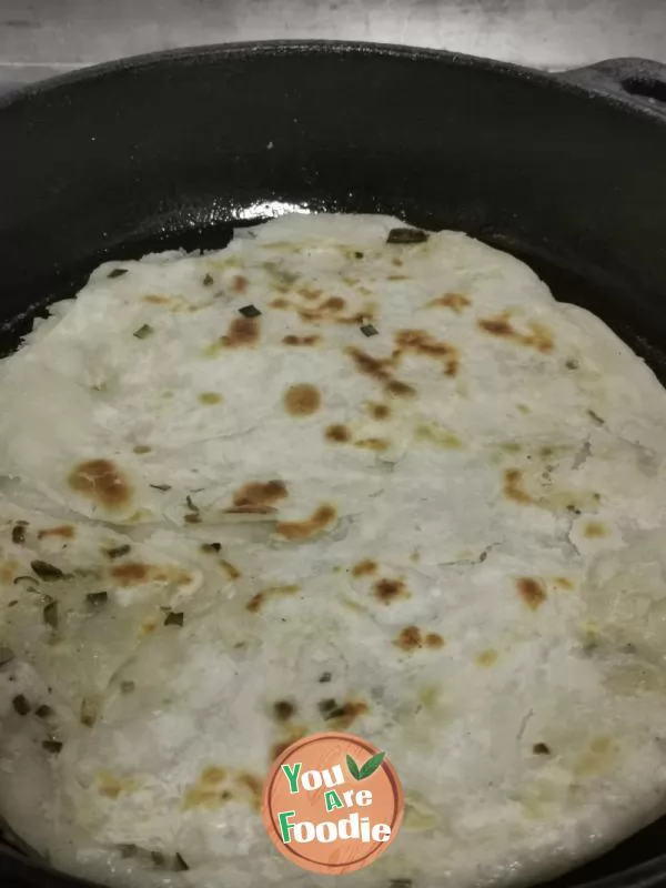 Scallion thousand layer pancake