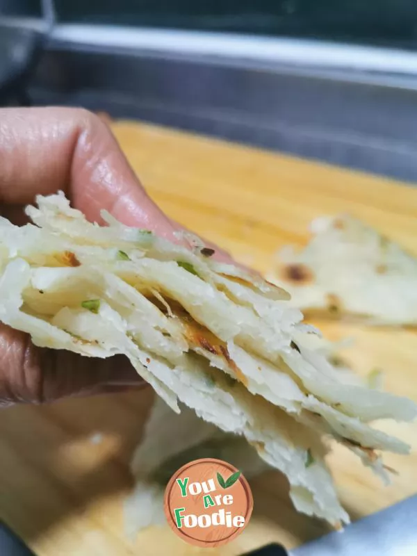 Scallion thousand layer pancake