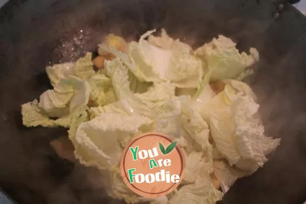 Baby cabbage with Tofu