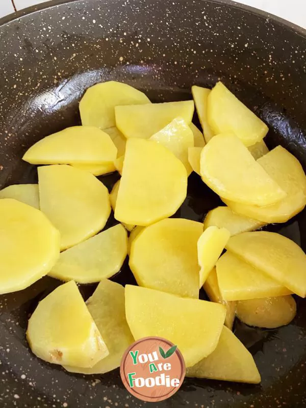 Dry pan potato chips