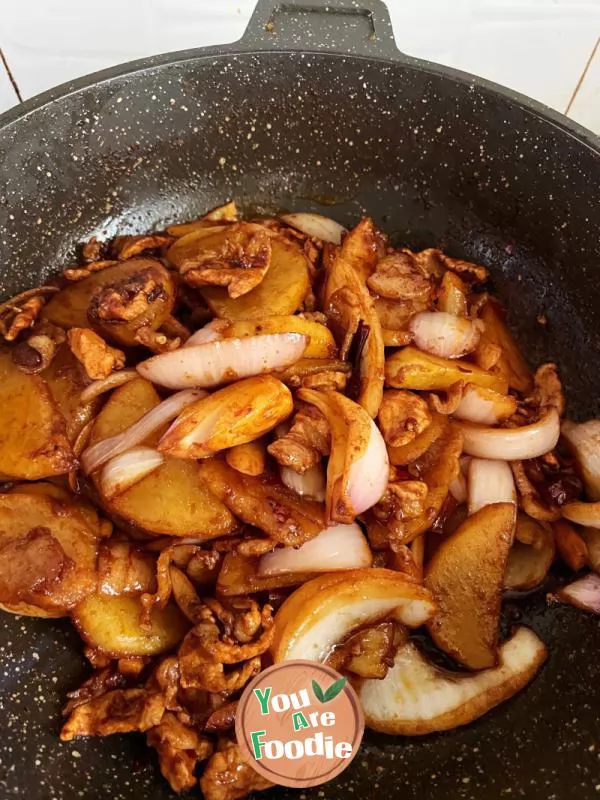 Dry pan potato chips