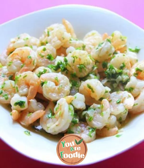 Lemon shrimp with garlic