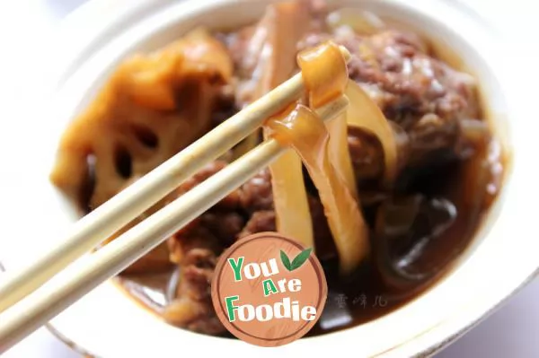 [Shandong] lotus root spareribs noodles