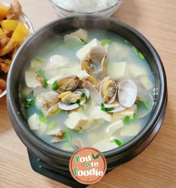 Clam-Tofu-Soup