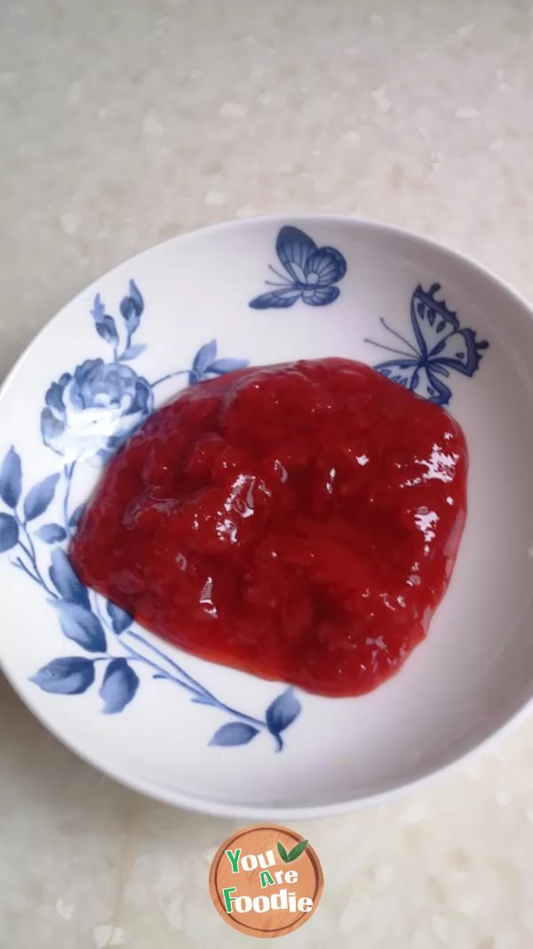 Sour sweet strawberry jam