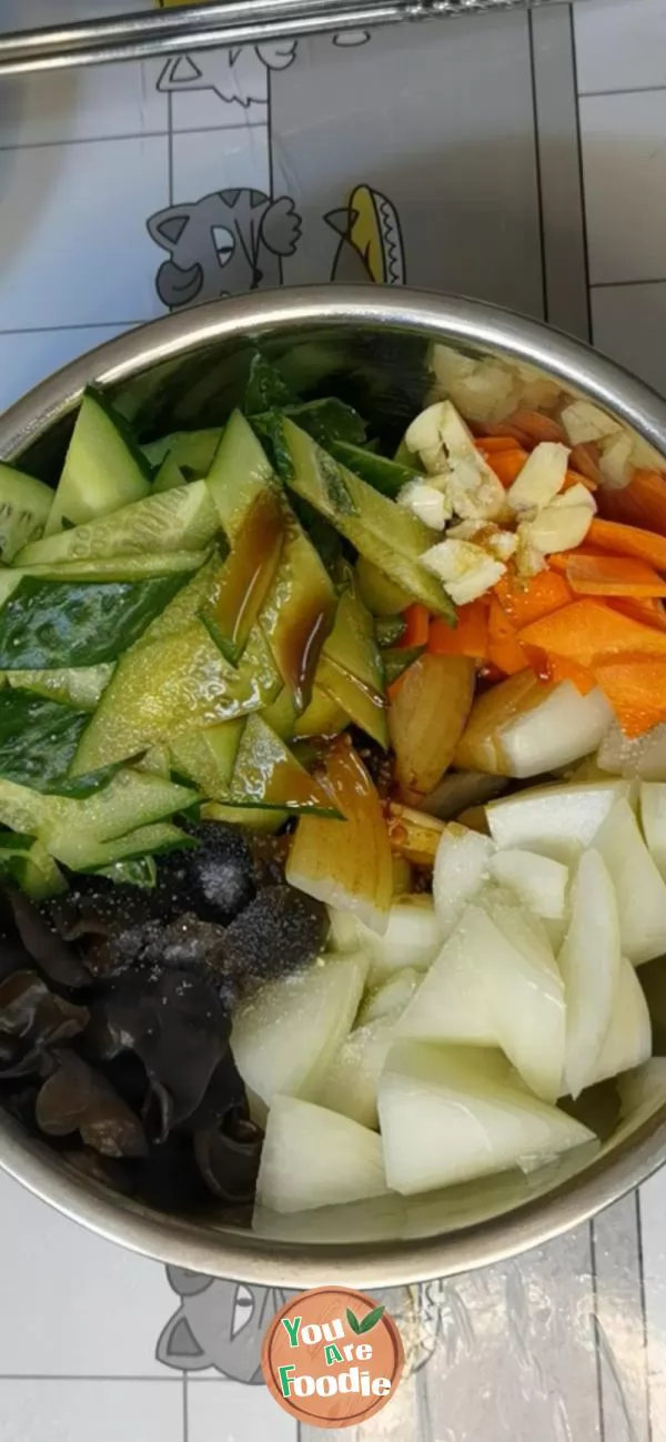 Mixed Vegetables with Onion