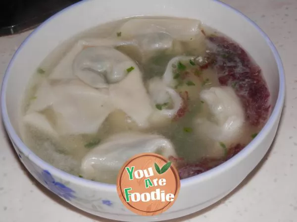 Vegetable wonton