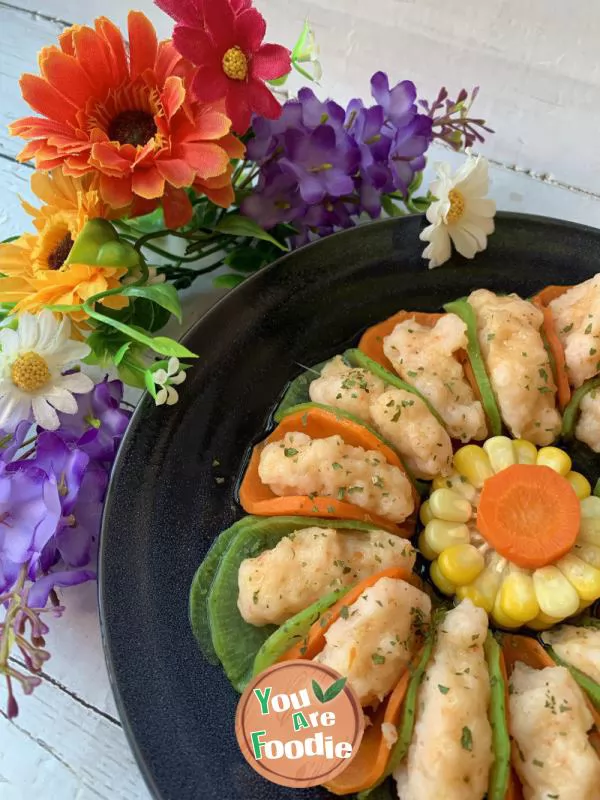 Steamed Shrimp with Radish