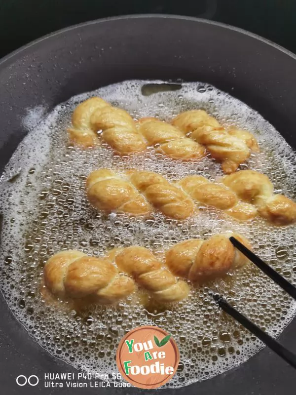 Honey fried dough twist