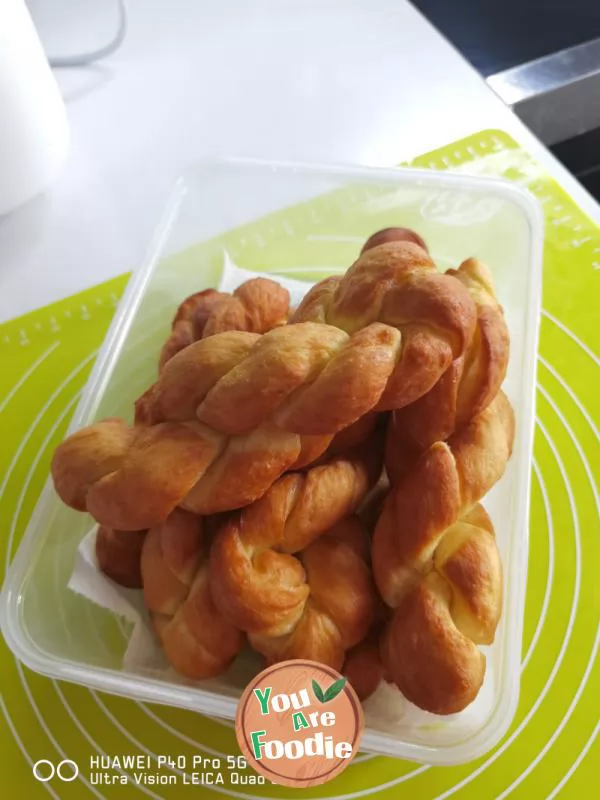 Honey fried dough twist