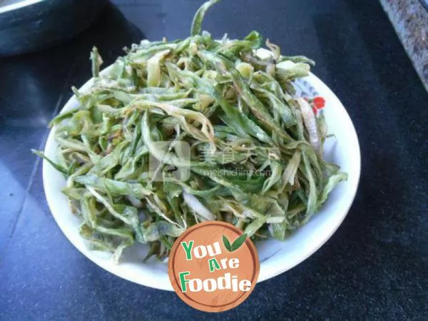 Fried shredded beans