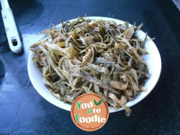 Fried shredded beans