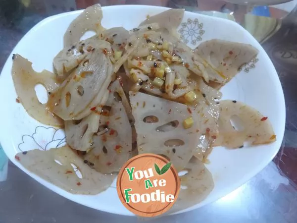 A-10-minute-appetizer----hot-and-sour-lotus-root-slices