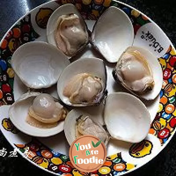 Steamed clam eggs