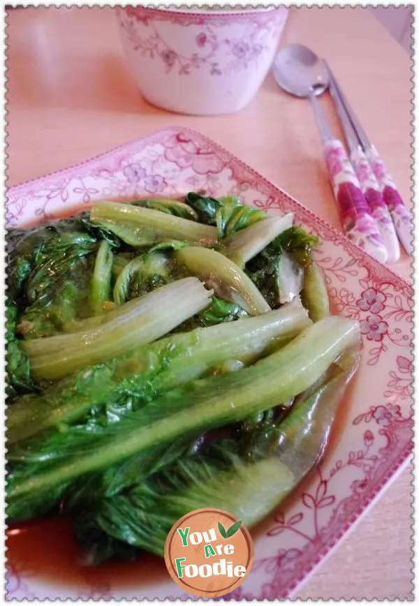 [Cantonese-cuisine]-lettuce-in-oyster-sauce