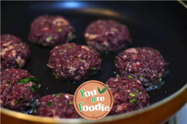 [soda beef Mini hamburger]