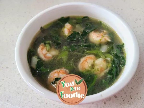 Shrimp and Spinach Soup