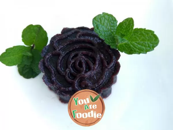Black Rose rice cake