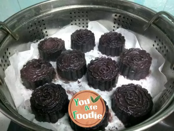 Black Rose rice cake