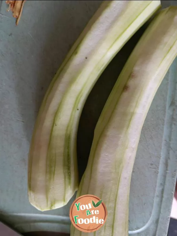Loofah ginger slice soup