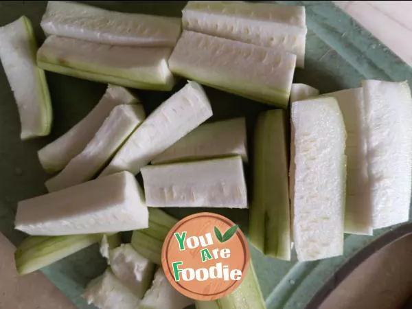 Loofah ginger slice soup