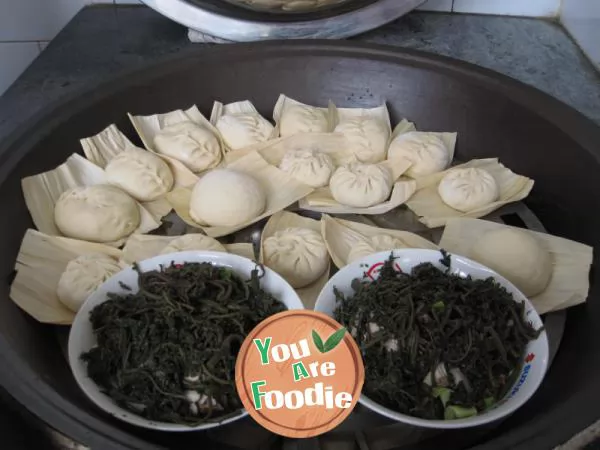 【 Shandong cuisine 】 steamed buns with kidney beans