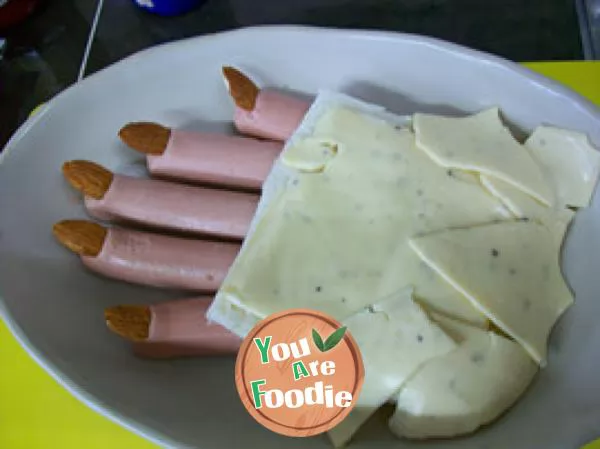 Halloween breakfast dare you eat such a weird breakfast ~ ~ sausage fingers