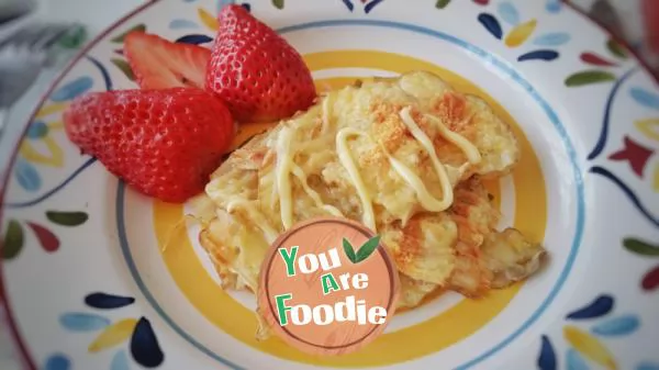 Baked potato with cheese