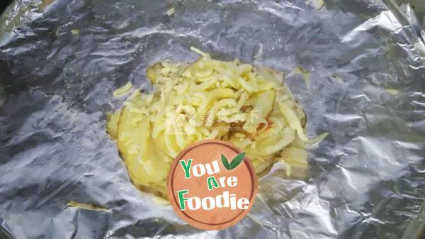 Baked potato with cheese