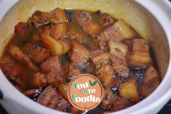 braised pork in brown sauce