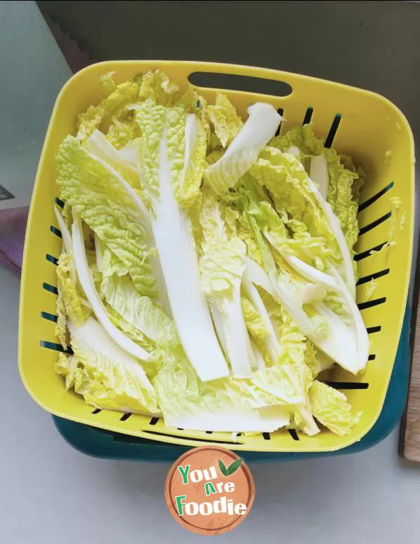 Stir fried cabbage with lard