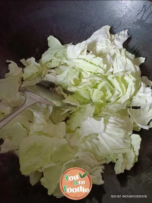 Shredded cabbage