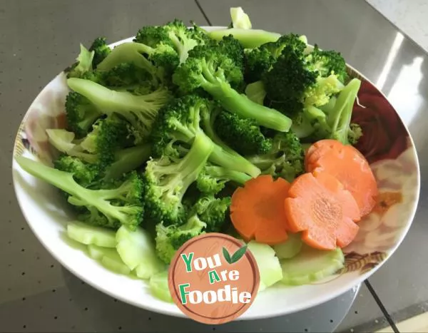 Fried chicken breast with Broccoli