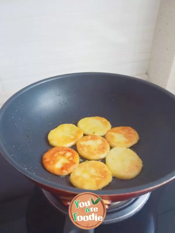 Pan fried Korean potato cake