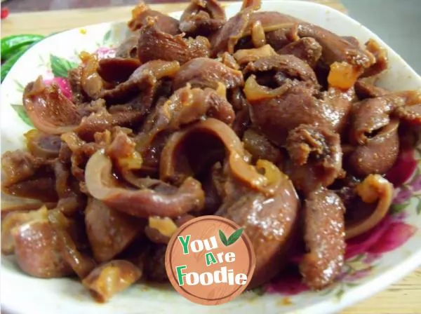 Hot and sour duck gizzard