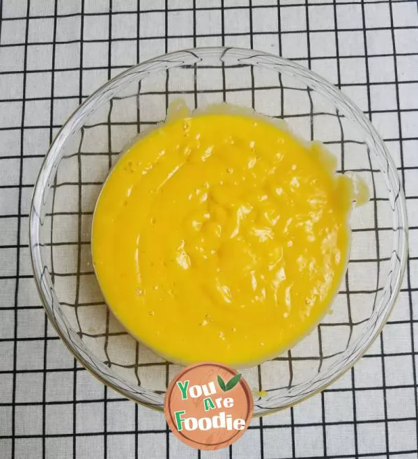 Mango yogurt jelly